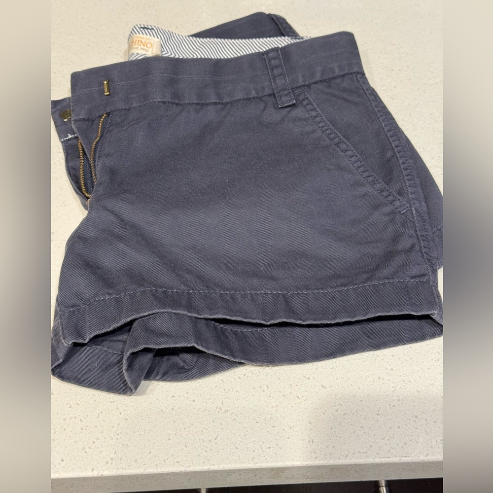 J. Crew shorts navy Women's chino Shorts size 4